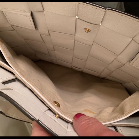 Michael kors Vivian white leather quilted purse RARE - Picture 5 of 13